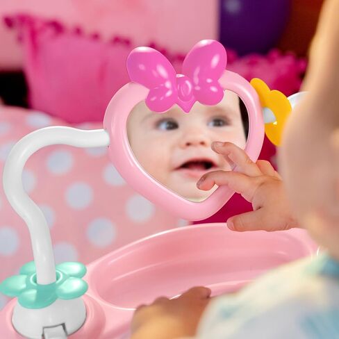 سترة أنشطة الأطفال من برايت ستارتس ديزني ذا ليتل ميرميد سي أوف انشطة مع ألعاب تفاعلية وأضواء وموسيقى مع أميرة ديزني آرييل، من 6 إلى 12 شهرًا (أزرق) in Kuwait