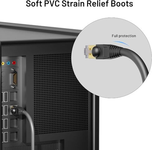 100 حزمة Rj45 سلالة تخفيف الأحذية إيثرنت شبكة كابل موصل التوصيل غطاء ل Cat6 Cat5e Cat5 (10 ألوان) in Kuwait