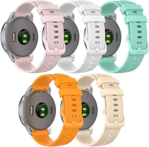 حزام لـ Garmin Vivoactive 4S، سوار ساعة بديل من السيليكون الناعم لـ Garmin Vivoactive 4S / Vivomove 3S / Venu 2S (بدون متعقب، أشرطة بديلة فقط) in Kuwait