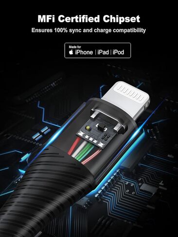CableCreation Short USB C to Lightning Cable 1FT/0.3m, [Apple MFi Certified] USB Type C iPhone Charging Cable, PD Fast Charging Cord for iPhone 14/13/12/11Pro, iPad Pro, AirPods in Saudi Arabia