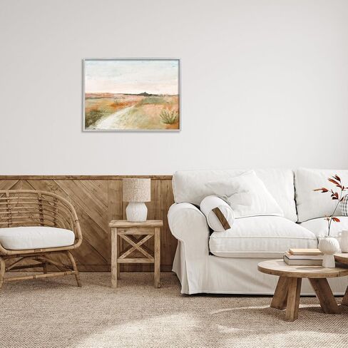 Stupell Industries Rustic Desert Landscape Black Framed Giclee Art Design by Hayley Michelle in Saudi Arabia