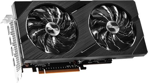 ASRock Intel ARC A750 Challenger D 8GB OC، 8GB DDR6، PCIe4، 2 HDMI، 2 DP، ساعة 2200 ميجاهرتز، تبريد 0 ديسيبل، كسر سرعة التشغيل in Kuwait