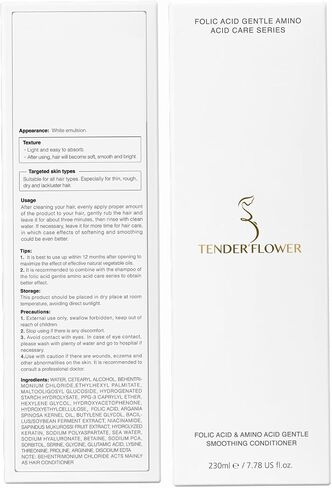 TENDER'FLOWER Folic Acid & Amino Acid Gentle Nourishing Conditioner For Pregnant Women No Fragrance Added Can Be Used During Pregnancy And Lactation Maternity Skin Care (1PCS) in Saudi Arabia