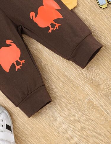 My First Thanksgiving Baby Boy Outfit Turkey Romper Suspender Pants Gobble Hat Thanksgiving Baby Boy Outfit in Saudi Arabia