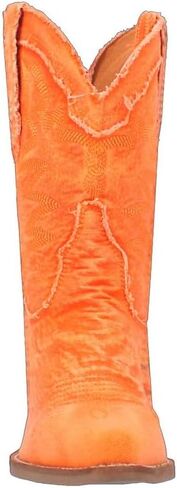 Dingo Womens Y'all Need Dolly Embroidery Snip Toe Casual Boots Mid Calf High Heel 3" & Up - Black in Kuwait
