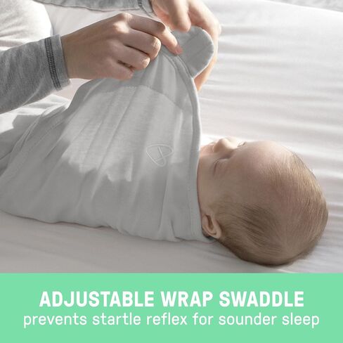 SwaddleMe by Ingenuity Swaddle, Compression Pod, & Sleep Sack Set, Gift Set, 0-3 Months, 3-Pack - Baby Elephant in Saudi Arabia