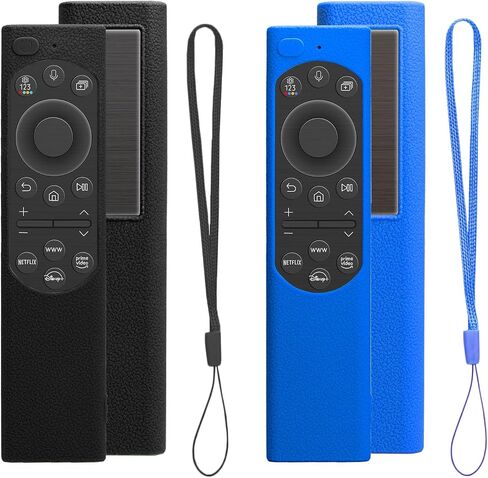 2 Pack Remote Cover for Samsung Smart TV, Silicone Protective Case for Samsung Solar Cell Remote 2021 2022 BN59-01357 BN59-01385 BN59-01265A Updated Remote Case Glow in Dark (Glow Green +Glow Blue) in Saudi Arabia