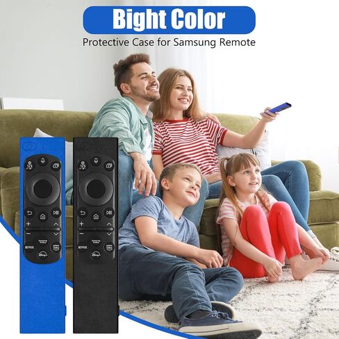 2 Pack Remote Cover for Samsung Smart TV, Silicone Protective Case for Samsung Solar Cell Remote 2021 2022 BN59-01357 BN59-01385 BN59-01265A Updated Remote Case Glow in Dark (Glow Green +Glow Blue) in Saudi Arabia