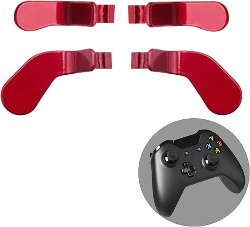 Dakexiong 4 Pcs Elite Control Paddles for Xbox One Elite, Elite Controller Metal Paddles for Xbox One Elite Series 2, Elite 2 Core Controller Paddles for Xbox Elite Series 2 (Black) in Saudi Arabia