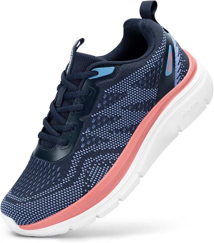 FitVille Women's Walking Shoes Wide Width Sneakers Wide Shoes for Women Foot Pain Relief - Cloud Walker V8 in Saudi Arabia