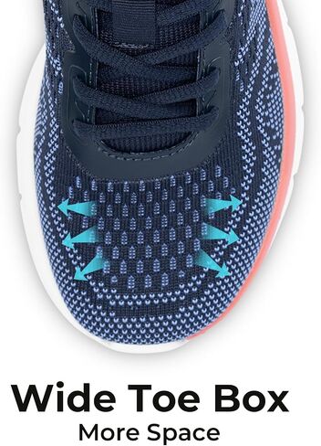 FitVille Women's Walking Shoes Wide Width Sneakers Wide Shoes for Women Foot Pain Relief - Cloud Walker V8 in Saudi Arabia