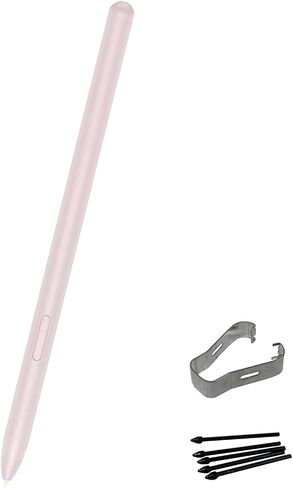 Tab S7 FE S Pen Replacemen Stylus Pen for Samsung Galaxy Tab S7 FE SM-T730, SM-T733, SM-T736B Touch Pen + Tips/Nibs (Mystic Black) in Saudi Arabia