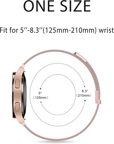 Meliya 20mm 22mm Watch Bands Stainless Steel Metal Quick Release Replacement Wristband Straps for Men Women in Saudi Arabia