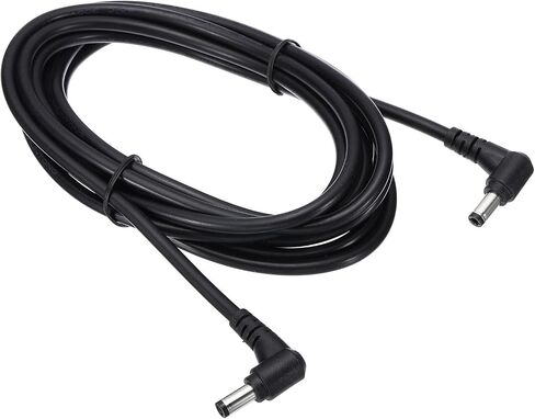 PATIKIL 2Ft 5.5mm x 2.5mm Male to Male DC Power Cable, 18AWG Wire Adapter 90 Degree Right Angle Extension Cord for LED Strip DVR Router Surveillance Camera in Kuwait