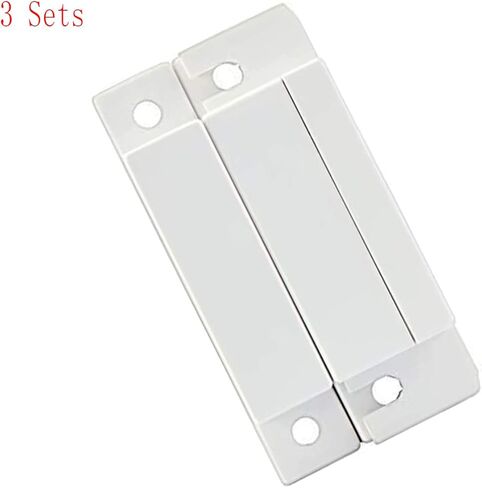 MC-32 NC جهاز استشعار سلكي للتثبيت على السطح ونافذة الباب ومفتاح القصب المغناطيسي، لأمن المنزل وأنظمة الإنذار ضد السرقة، مجموعات من 5، أبيض in Kuwait