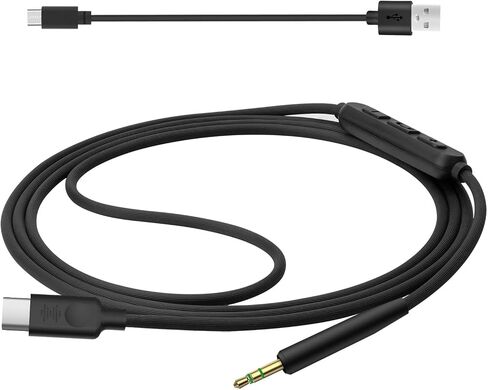 Geekria USB-C Digital to Audio Cable with Mic Compatible with Bose 700, NC700, NCH700 Cable, Replacement Type-C Audio Cord with Inline Microphone and Volume Contro (4 ft/1.2 m) in Saudi Arabia