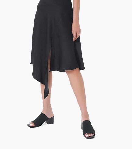 Shoe'N Tale Knit Heeled Sandals for Women Square Open Toe Mules Block Low Heel Slip On Slides in Saudi Arabia