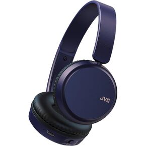 سماعات رأس لاسلكية JVC Deep Bass، بلوتوث 5.2، EQ مدمج (جهير/شفاف/عادي)، اتصال متعدد النقاط، متوافق مع مساعد الصوت، عمر بطارية 35 ساعة - HAS36WB (أسود)