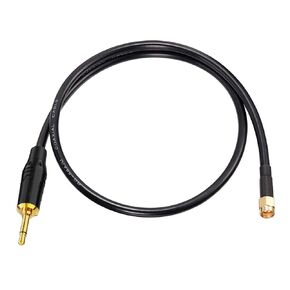 BNC male to 3.5mm Mono 1/8" TS Stereo Plug Adapter Antenna Extension Cable Coaxial Power Audio Cable 3.3ft