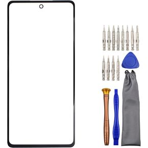 Sunways Glass Outer Screen Replacement for Samsung Galaxy S20 FE 5G A52 5G S20 FE A52 SM-G781B SM-G781U SM-G781V SM-G780F SM-A526B Black