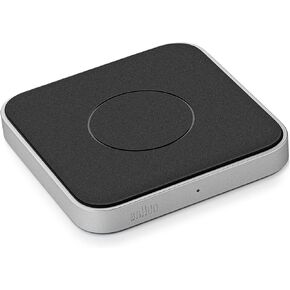 قاعدة شحن لاسلكية مغناطيسية من براون، متوافقة مع MagSafe، شحن سريع يصل إلى 15 وات، شاحن لاسلكي لهاتف iPhone 14/14 Pro/13/13 Pro/12/11، حافظة ألومنيوم فضية غير لامعة، موديل BWC02M. in Kuwait