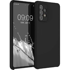 kwmobile Case Compatible with Samsung Galaxy A72 Case - TPU Silicone Phone Cover with Soft Finish - Radiant Blue
