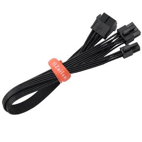 8 Pin to 4 Pin CPU Power Adapter, CPU 8 Pin Female to CPU 8 Pin ATX 4 Pin Male Power Supply Converter Extension Cable for Motherboard 13-inch(34cm)
