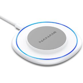 شاحن لاسلكي مغناطيسي لهاتف iPhone 15 - قاعدة شحن لاسلكية سريعة NANAMI، حصيرة شاحن آمنة لهاتف Apple iPhone 15 Pro/14/14 Pro /14 Plus/13/13 Pro/12، شاحن هاتف آمن Mag لـ AirPods 3/2/Pro in Kuwait