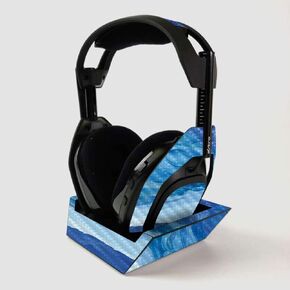 MightySkins Carbon Fiber Skin For ASTRO Gaming A50 Wireless Headphones + Base Station - Cyclone Wave | Protective, Durable Textured Carbon Fiber Finish | Easy To Apply | Made in the USA