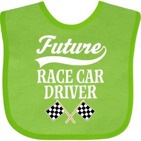 inktastic Future Race Car Driver Racing Baby Bib