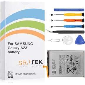 Original Battery Replacement for Samsung Galaxy A23 5G/M52 5G EB-BM526ABY 5000mAh Standard Capacity SM-M526 SM-A236 Battery Include Complete Repair Tools kit