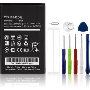 Replacement Battery C775044200L Compatible with BLU Studio X10 5.0" S970EQ with Tools
