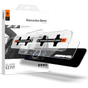 Spigen 1 Pack EZ Fit Tempered Glass Screen Protector for Mercedes Benz E Class (W213) / Mercedes AMG GT 43