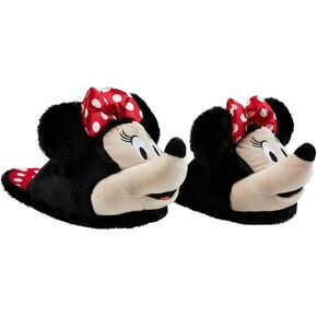 Disney Women's Slippers, Fluffy 3D Non Slip - Baby Yoda Gifts