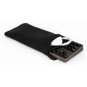 GRIFITI Chiton Fat 14 7" x 14" Neoprene Keyboard Sleeve Cover For 14 Inch Tenkeyless Mechanical & Standard 10keyless Keyboards Portable Case - Extra Pocket for Cable, Computer Mouse or Gaming Trackpad