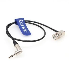 Eonvic Tentacle Sync 3.5mm TRS to BNC Timecode Cable for Canon EOS C300/500 Sony F55/ Amira/Zoom F8 Camera,30CM