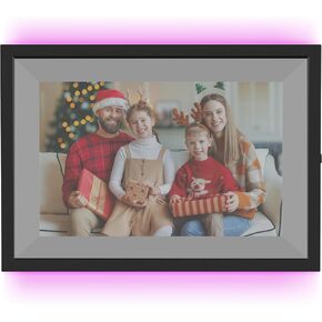 FANGOR LED Light Outer Frame for 10.1 Inch Digital Picture Frame, 7 Light Colors Options, Fits Models 102KZ, 102K, 112K Digital Photo Frame Outer Frame Decoration