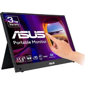 ASUS ZenScreen Touch 16" USB-C Portable monitor (MB16AMTR) - Full HD, IPS, Built-in Battery, Kickstand, Tripod socket, Eye Care, Compatible with Laptops, Smartphones and Game Consoles, 3 yr warranty
