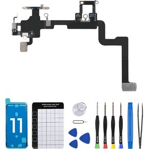for iPhone 11 WiFi Signal Antenna Flex Cable Replacement for iPhone11 Signal WLAN Antenna Cable Part with Fix Tool Crowbar and Tweezers A2111 A2223 A2221