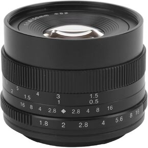 50mm F1.8 Large Aperture FX Mount Camera Lens, Professional All Metal Material Lens for Fujifilm XT4/XS10/XT3/XT30Lightweight and Compact