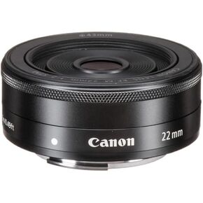 Canon EF-M 22mm f2 STM Compact System Fixed Lens (Renewed)