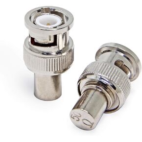 BNC Terminator, 10-Pack 50 Ohm RF Coax Adapter Connector Coaxial Cable End