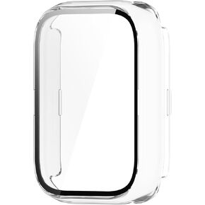 1Pc Anti-scratch PC Protective Case+Screen Protector For ITOUCH AIR 3 Cover With Tempered Glass Film Smartwatch Hard Shells Hard Protective Cover Lightweight Screen Protector Protective Case Screen