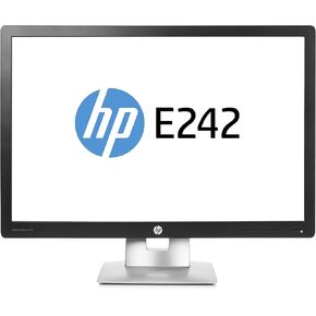 شاشة HP E242 Elite مقاس 24 بوصة LED للأعمال/المنزل M1P02A8#ABA (متجددة) in Kuwait