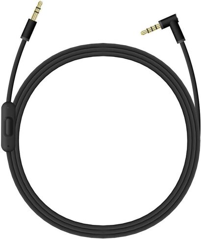 Replacement Audio Cable Cord Wire Compatible with Beats Studio Solo Pro Detox Wireless Mixr Executive Pill with in Line Mic and Control (White) in Saudi Arabia