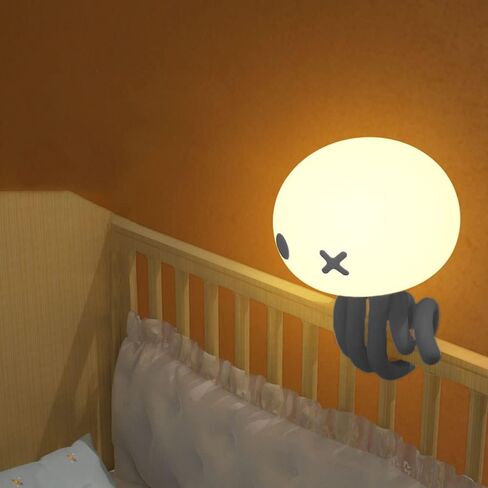MAGICKK Night Light for Kids, Cute Jellyfish Night Light for Baby Dimmable Rechargeable Silicone Bedside Lamp with Flexible Tripod for Breastfeeding, Soft Eye Caring, Tap Control (Pink) in Saudi Arabia