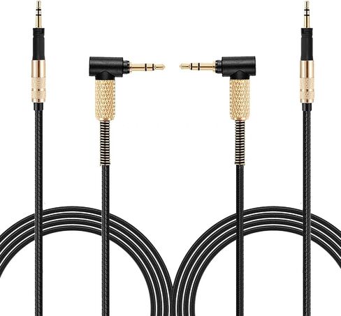 كابل ترقية بديل FAAEAL لسماعات Sennheiser Momentum 2.0/1.0، HD1، HD 4.50 SE، HD 450BT، HD 4.40، HD 4.30G، 1.3 متر/4.2 قدم (ذهبي) in Saudi Arabia