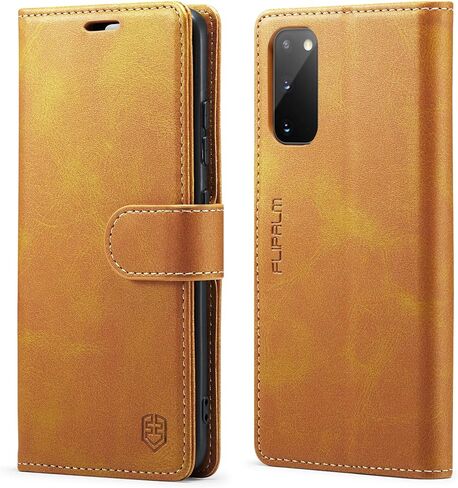 حافظة محفظة لهاتف Samsung Galaxy S20 6.2 بوصة (Non S20+/S20 Utra) مع حامل بطاقة الائتمان RFID، غطاء مقاوم للصدمات من جلد البولي يوريثان للنساء والرجال لهاتف Samsung S20 (أسود) in Saudi Arabia