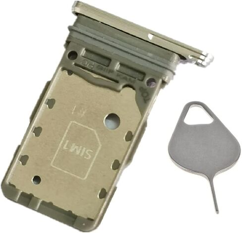 YESUN Dual Sim Card Tray Holder for Samsung Galaxy S21 / S21 Plus / S21 Ultra Slot Socket (Black) in Saudi Arabia
