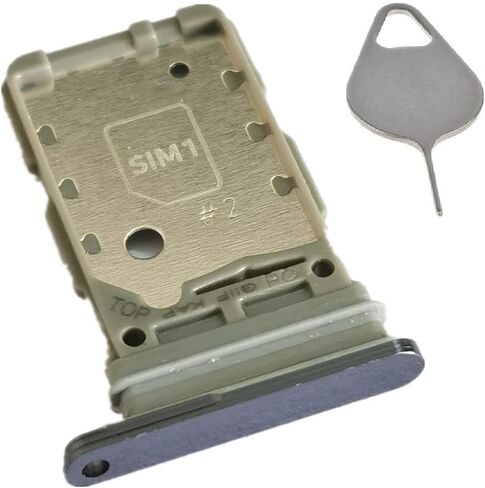 YESUN Dual Sim Card Tray Holder for Samsung Galaxy S21 / S21 Plus / S21 Ultra Slot Socket (Black) in Saudi Arabia